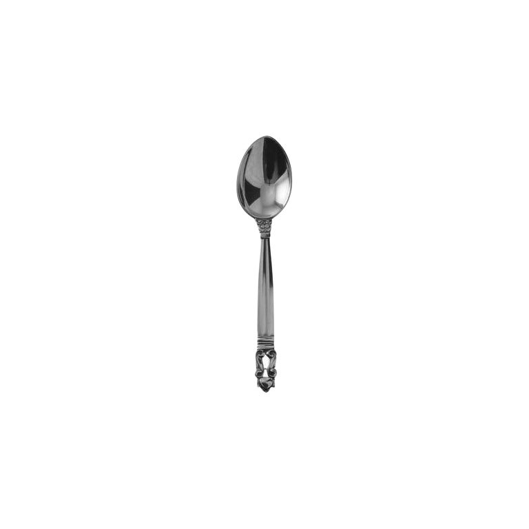 Georg Jensen Sterling Silver Acorn Coffee Spoon 034 For Sale
