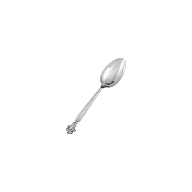 Georg Jensen Acanthus Sterling Silver Demitasse/Espresso Spoon 035 For Sale