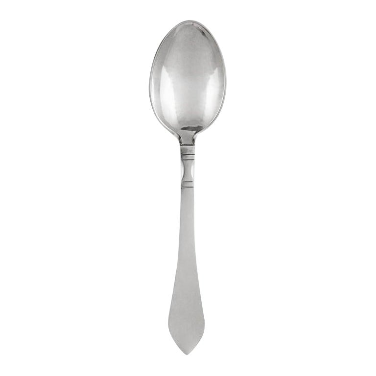 Georg Jensen Continental Sterling Silver Dessert Spoon 021