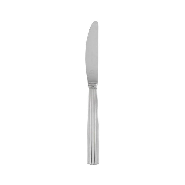 Georg Jensen Bernadotte Sterling Silver Luncheon/Salad Knife, Long Handle 024 For Sale