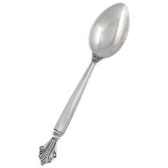 Vintage Georg Jensen Acanthus Sterling Silver Small Teaspoon 033