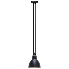 DCW Editions Les Acrobates Nº322 Grande lampe suspendue ronde avec abat-jour noir