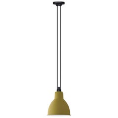 DCW Editions Les Acrobates Nº322 Lampe à suspension ronde XL avec abat-jour jaune