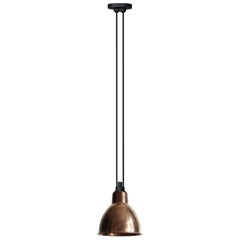DCW Editions Les Acrobates Nº322 Large Round Pendant Lamp in Raw Copper Shade