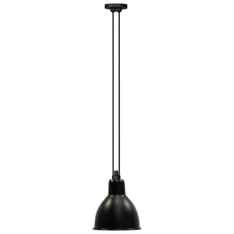 DCW Editions Les Acrobates Nº322 XL Round Pendant Lamp in Black Shade For Sale