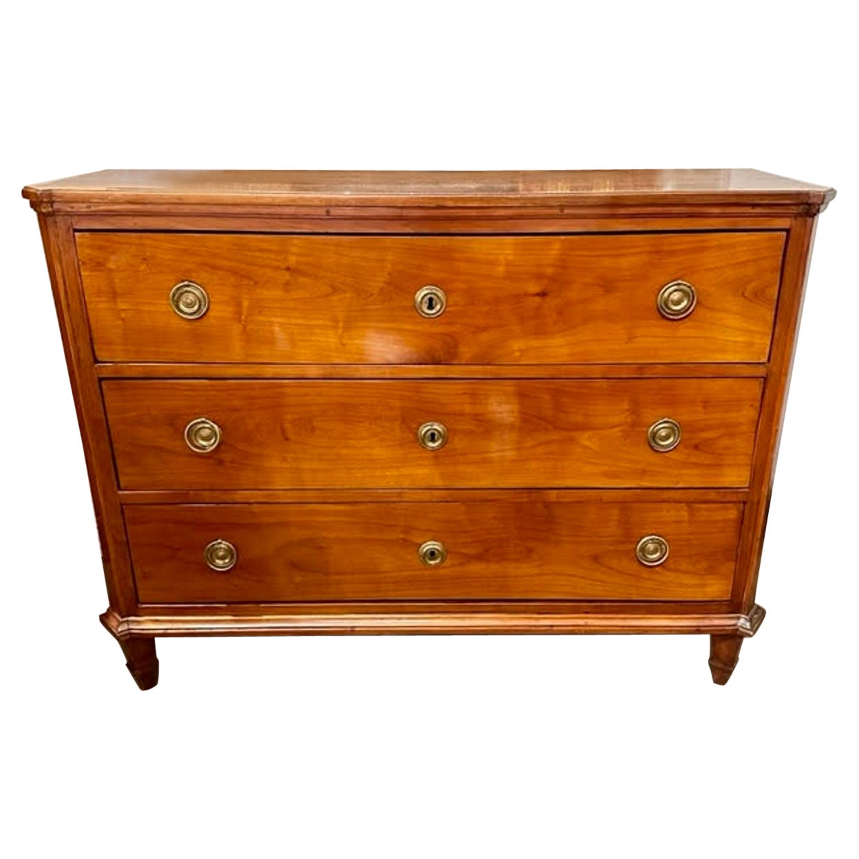 19th Century French Charles X Mahogany Commode