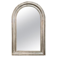 Silver Louis Philippe Arched Mirror