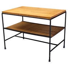 Paul McCobb Planner Group Iron and Reed Side Table