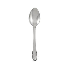 Georg Jensen Sterling Silver Beaded Large Teaspoon/Child Spoon 031