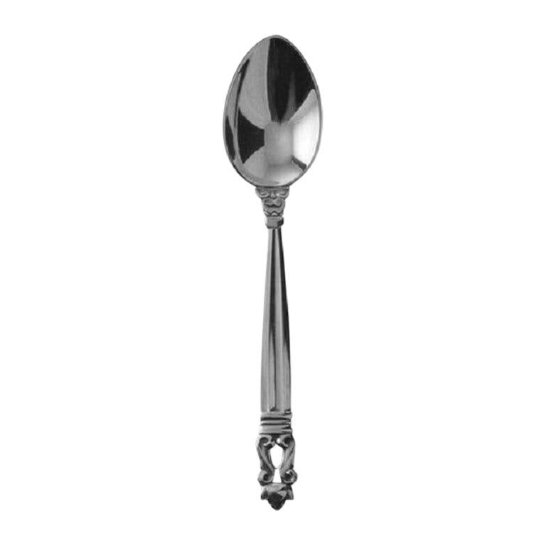 Cuillère à thé à glands en argent sterling de Georg Jensen 032