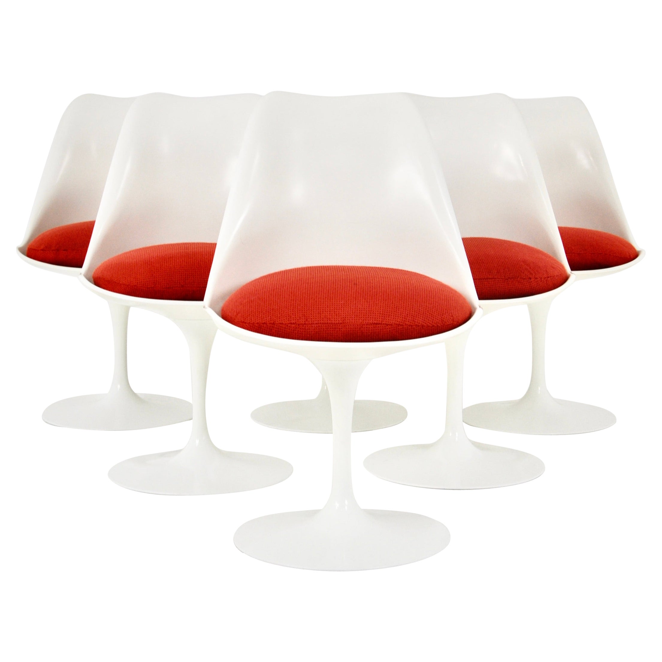 Tulip Dining Chairs by Eero Saarinen for Knoll International, 1970s, Set of 6