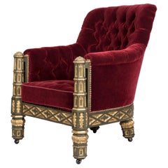 Used Rare 19th Century Gothic Revival Armchair from Eaton Hall by Gillows