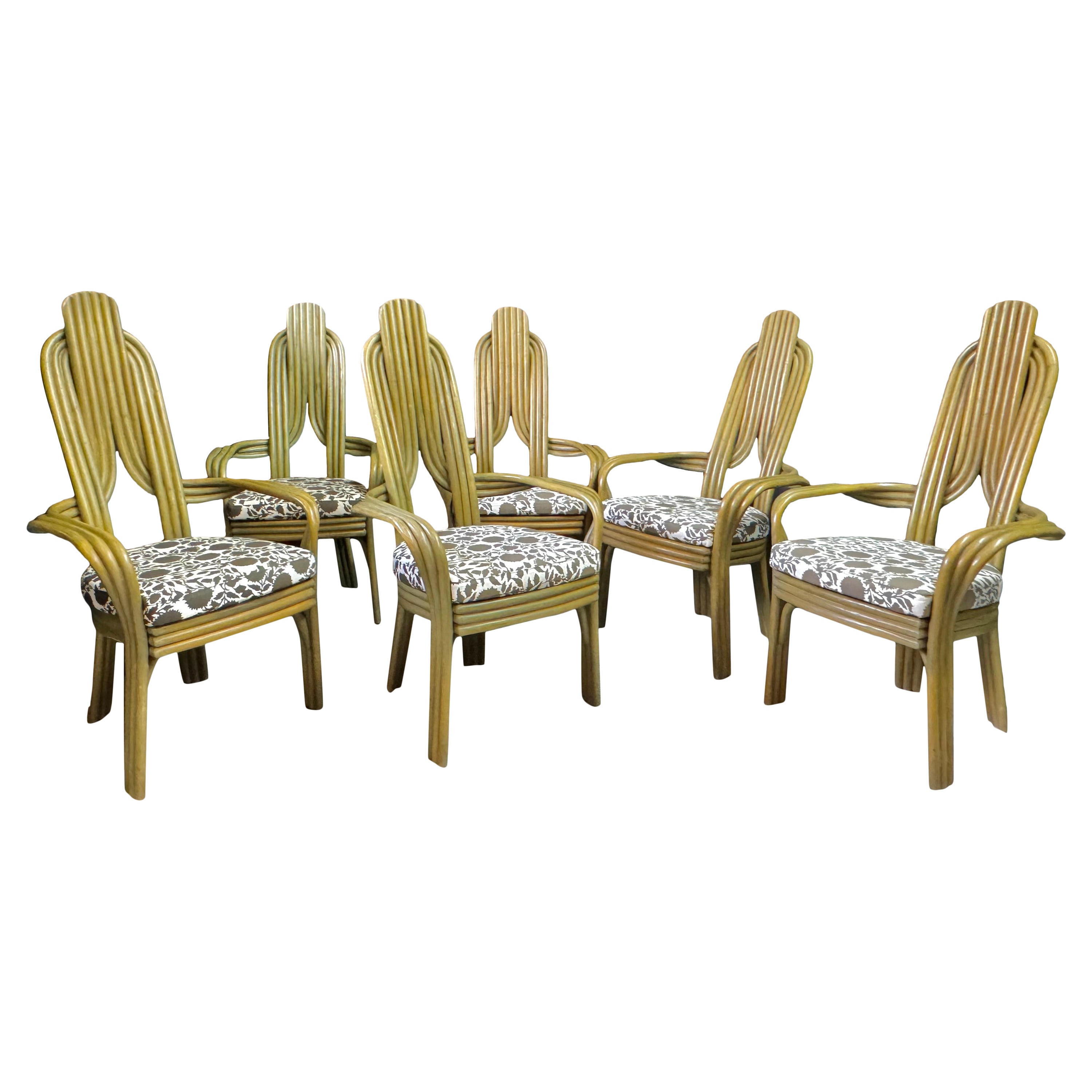 Unique Set of Six Dining Chairs by Axel Enthoven for Rohe Noorwolde, 1970s  For Sale