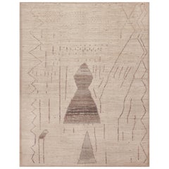 Collection Nazmiyal, tapis Beni Ourain berbère marocain moderne et minimaliste 9'9" x 12'