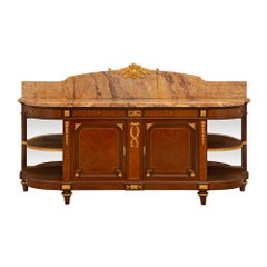 Buffet Louis XVI du 19ème siècle, signé Maison Forest