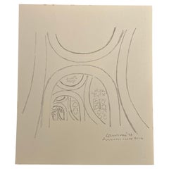 Lithographie signée Louis Kahn 95/120