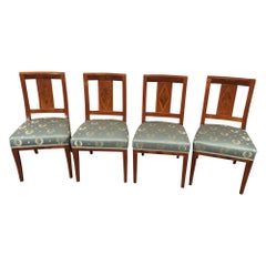 Set of Four neoclassical Dining Chairs, South Germany 1810