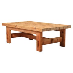 Solid Pine Coffee Table Manufactured by Christian IV