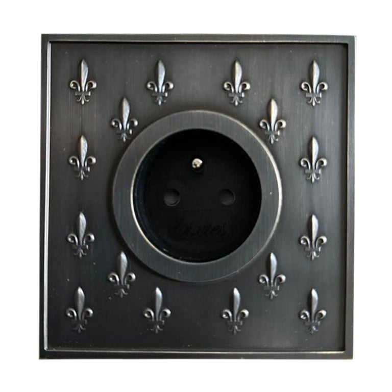 Brass socket outlet Versailles collection US/UK/EU by Jerome Bugara For Sale