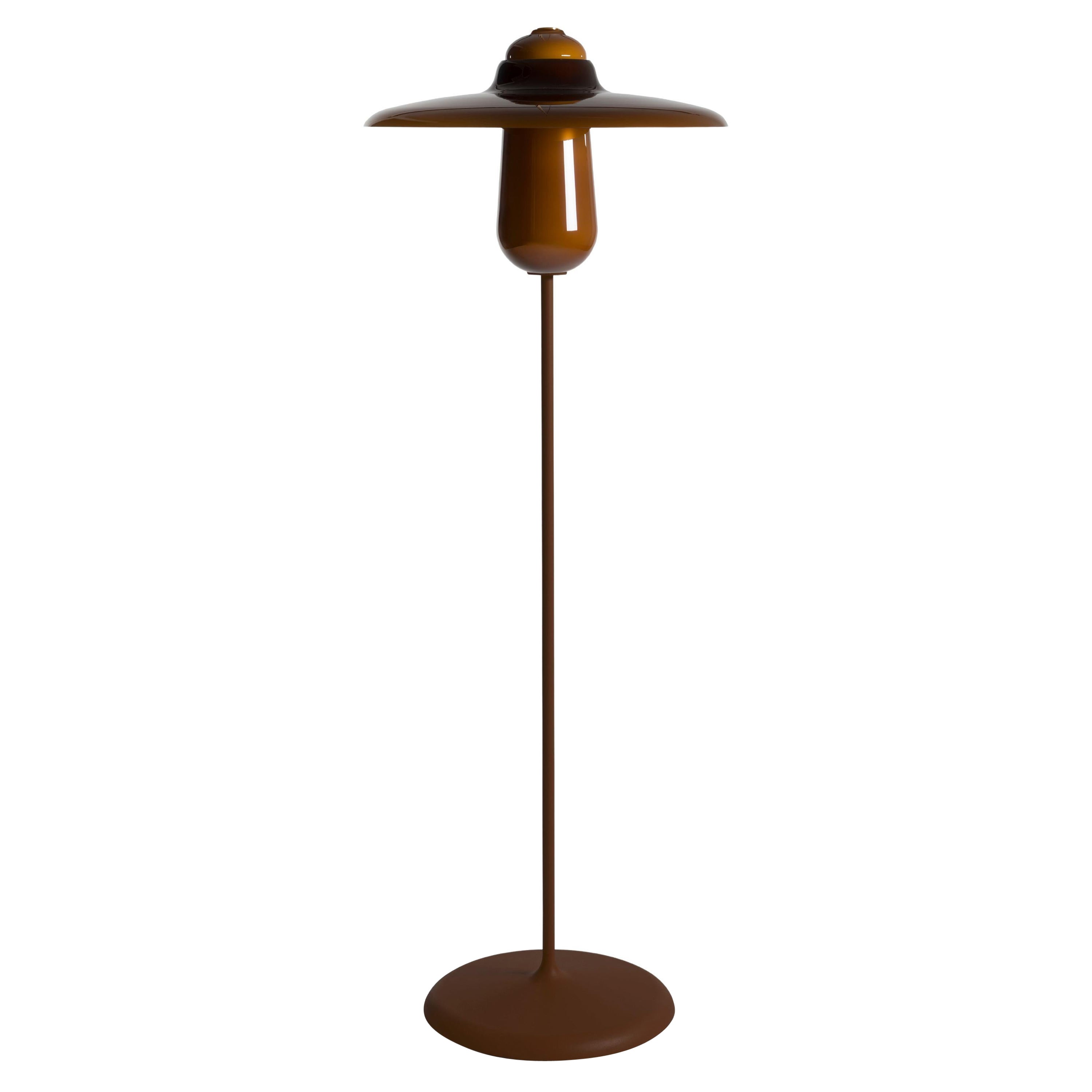 Revised Ovington Floor – floor lamp tobacco 130cm For Sale