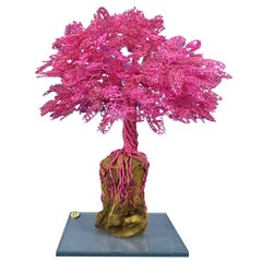 Bonsai "Cherry Blossom in Japan", Handmade in Italy, Signed by the artist.