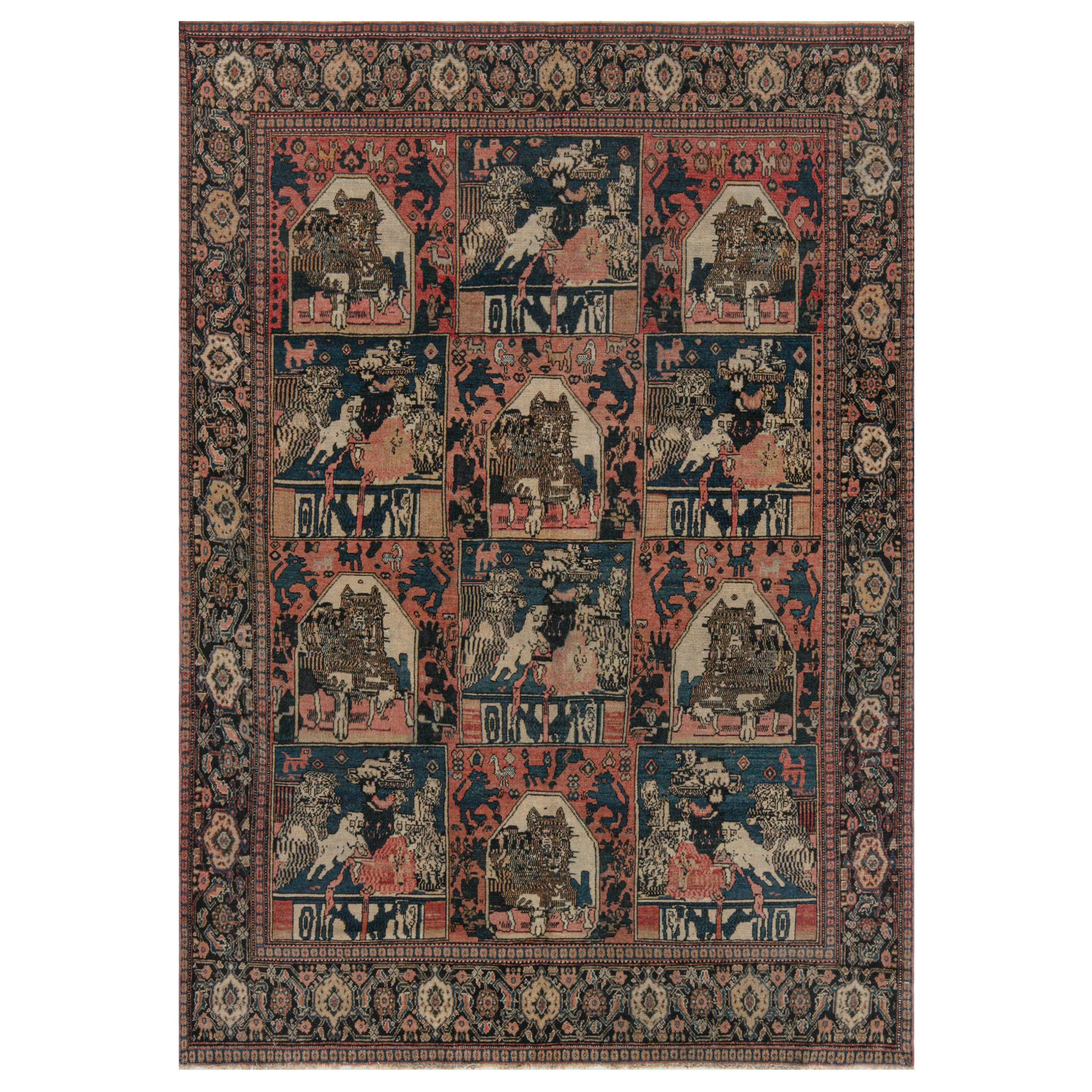 Authentic 19th Century Persian Senneh Rug For Sale