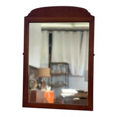 Retro Wooden Framed Mirror