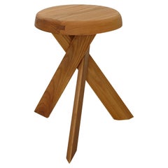 Round Stool by Pierre Chapo, 2022, Chapo Création