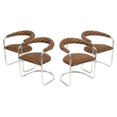 1970s Mid Century Dining Chairs by Anton Lorenz for Thonet