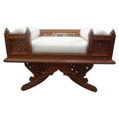 Teak Howdah Elephant Saddle Chair