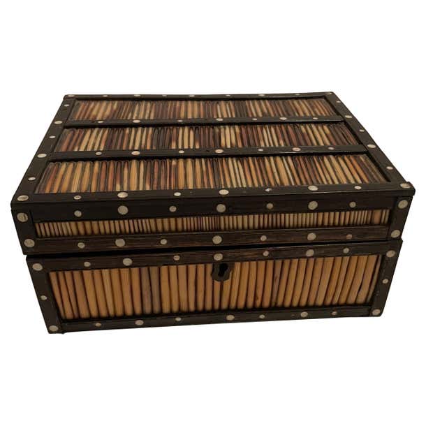 Quirin Box Porcupine Quill box For Sale at 1stDibs | porcupine quill boxes for ...