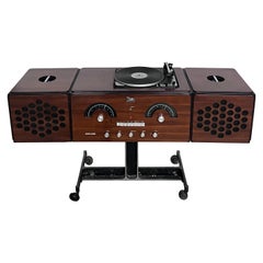 Used Brionvega RR126 radio turntable, Italian Mid Century collectible