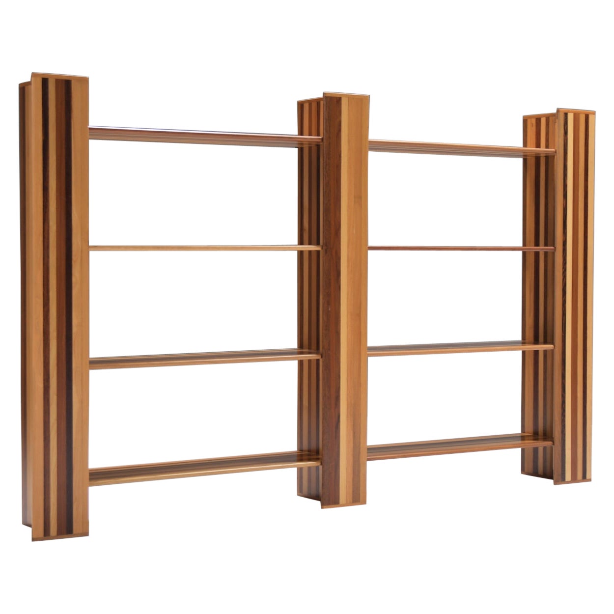 Very rare MOP bookcase / room divider by Afra e Tobia Scarpa for Molteni Italy For Sale