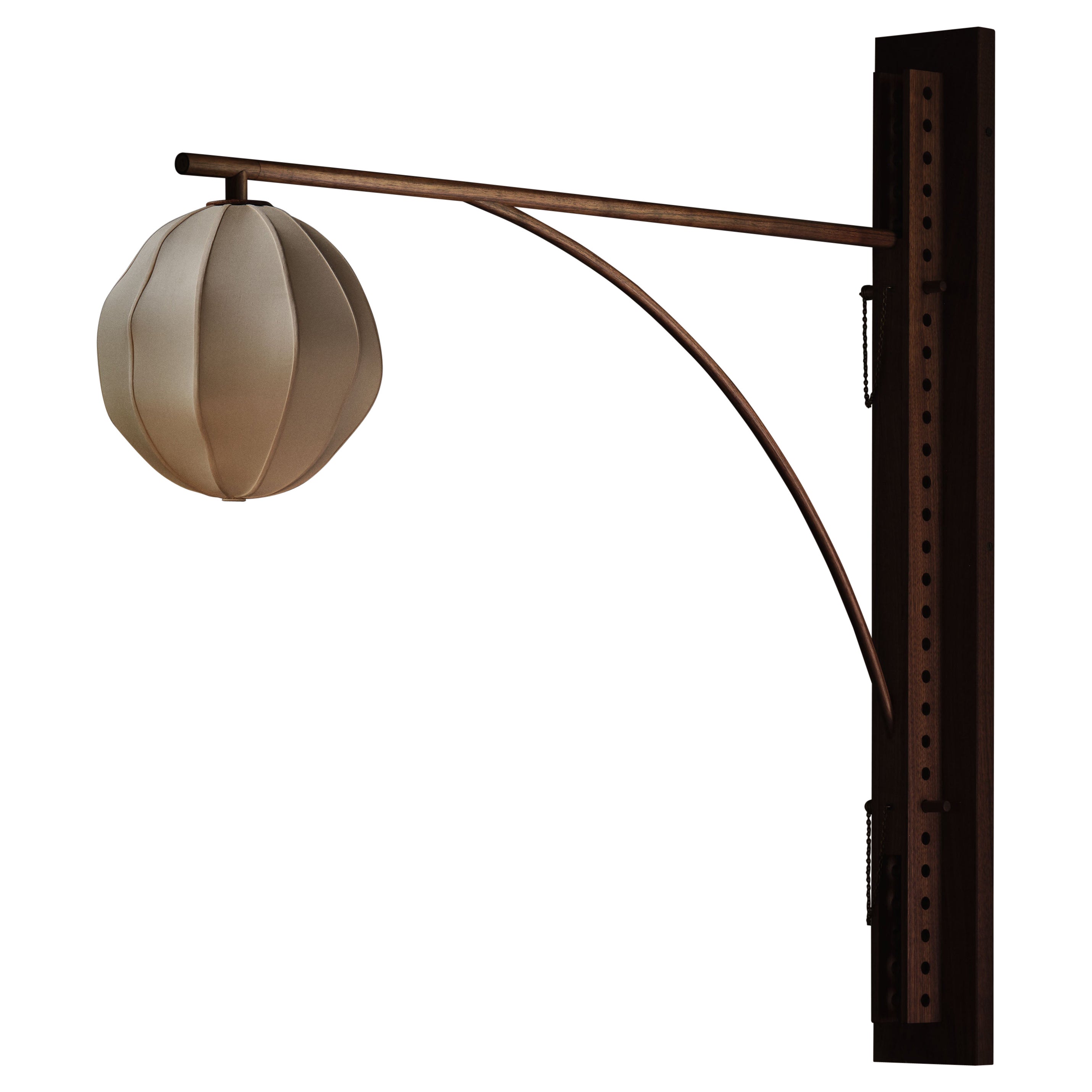 Anna Karlin Mulberry Globe Sconce - Large For Sale