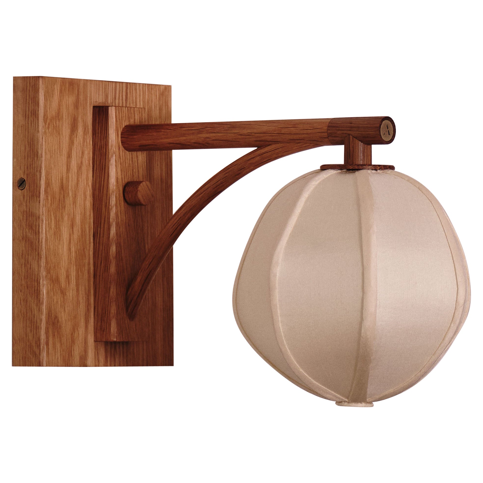 Anna Karlin Mulberry Globe Sconce - Small For Sale