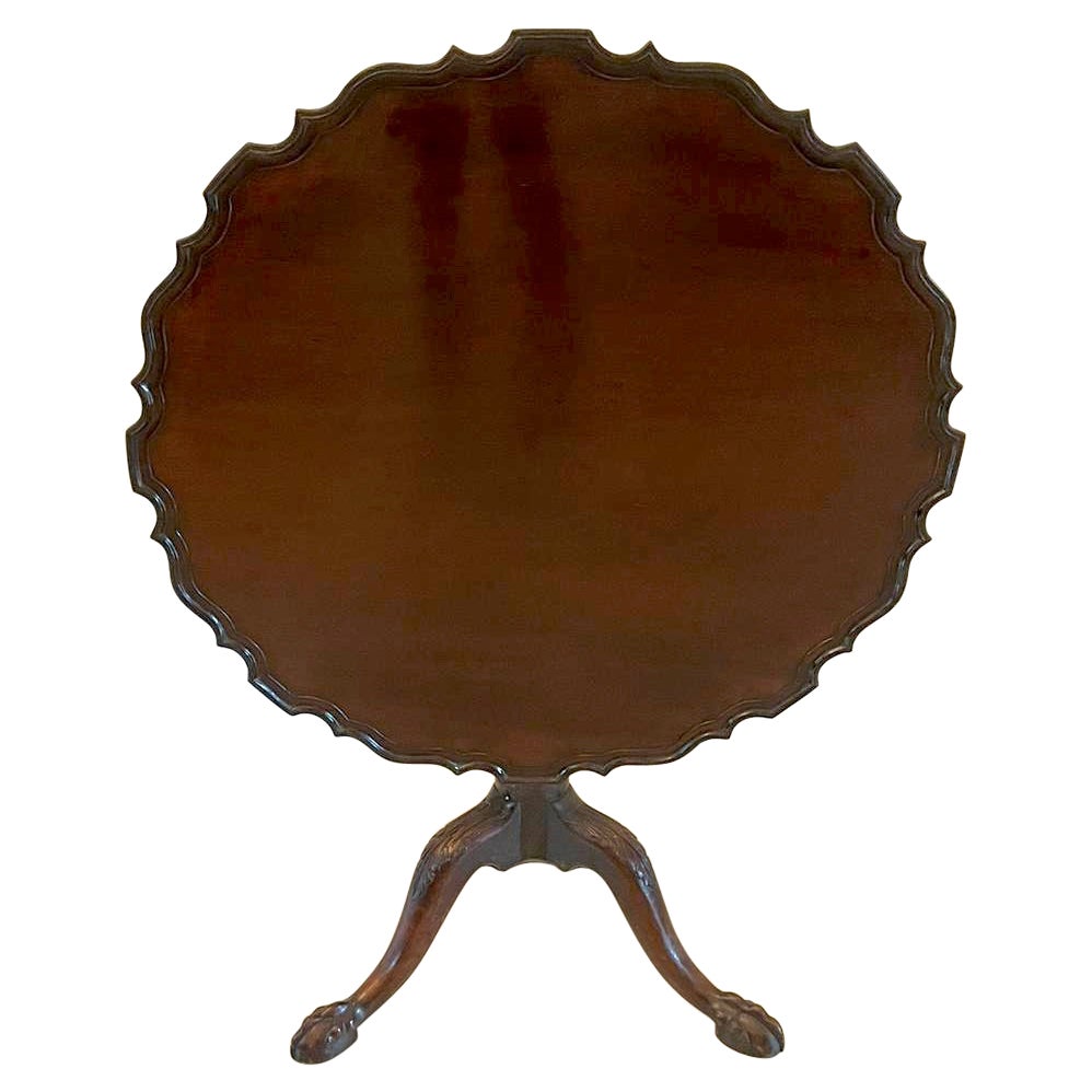  Outstanding Quality Antique George III Mahogany Centre Table  For Sale