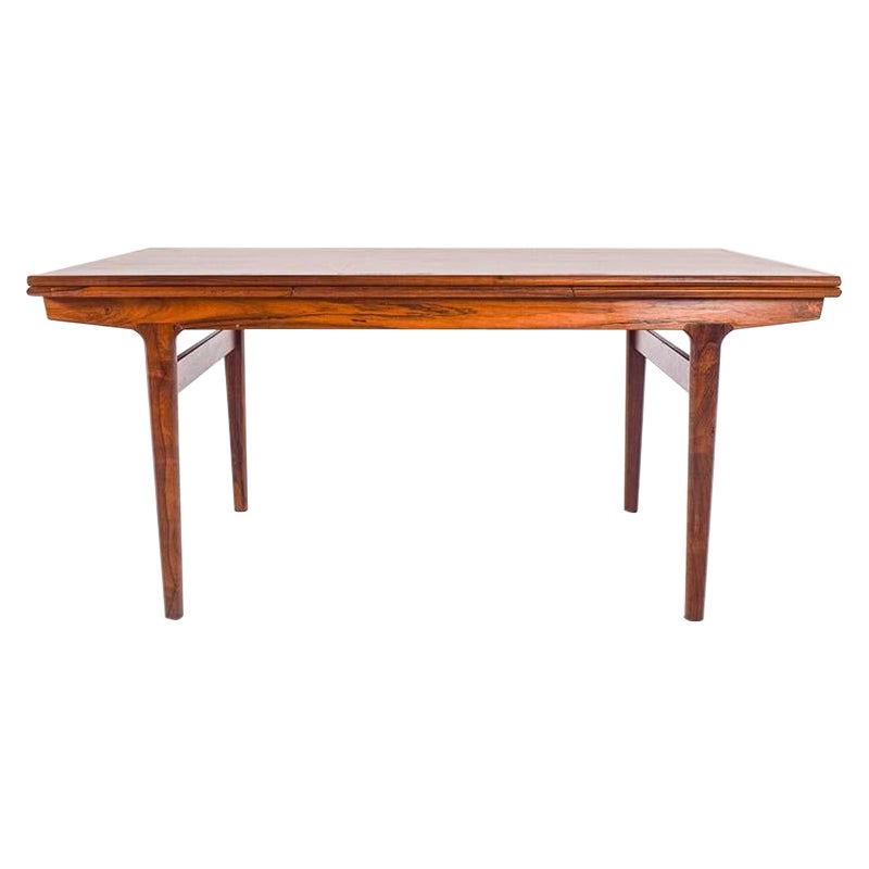 Vejle Stole Mobelfabrik Mid Century Rosewood Extension Dining Table For Sale