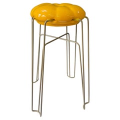 golden yellow 'Marshmallow' soft foam chair (incl. certificate of Originality)