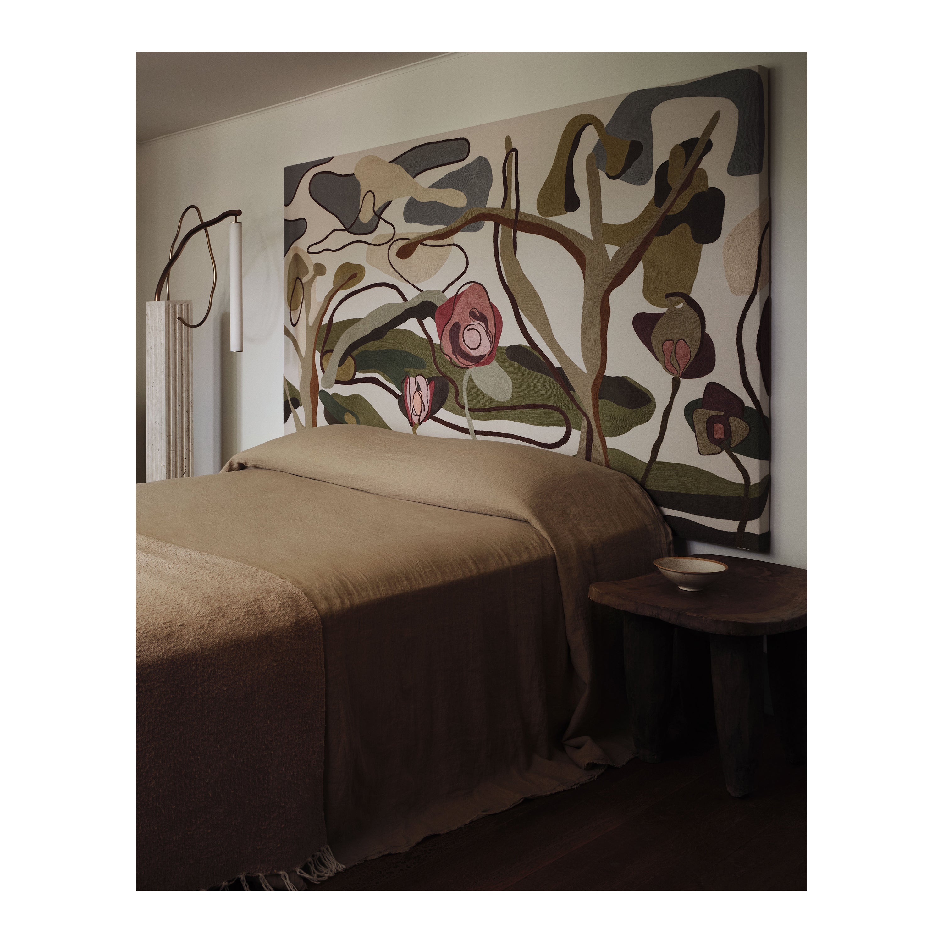 Anna Karlin Field Headboard - Colorful For Sale