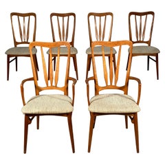 Set Of 6 Danish Teak Ingrid Dining Chairs By Niels Koefoed