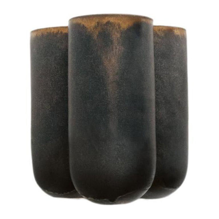 Plus Brillance Blackened Gold Wall Light by Lisa Allegra For Sale