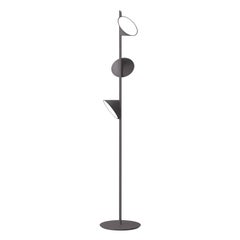 Axolight Orchid Floor Lamp with Aluminum Body in Anthracite Grey