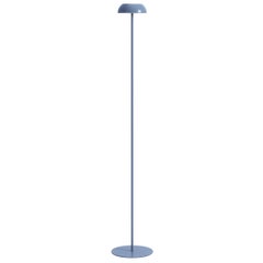 Axolight Schwebende Stehlampe aus blauem Aluminium und Stahl von Mario Alessiani