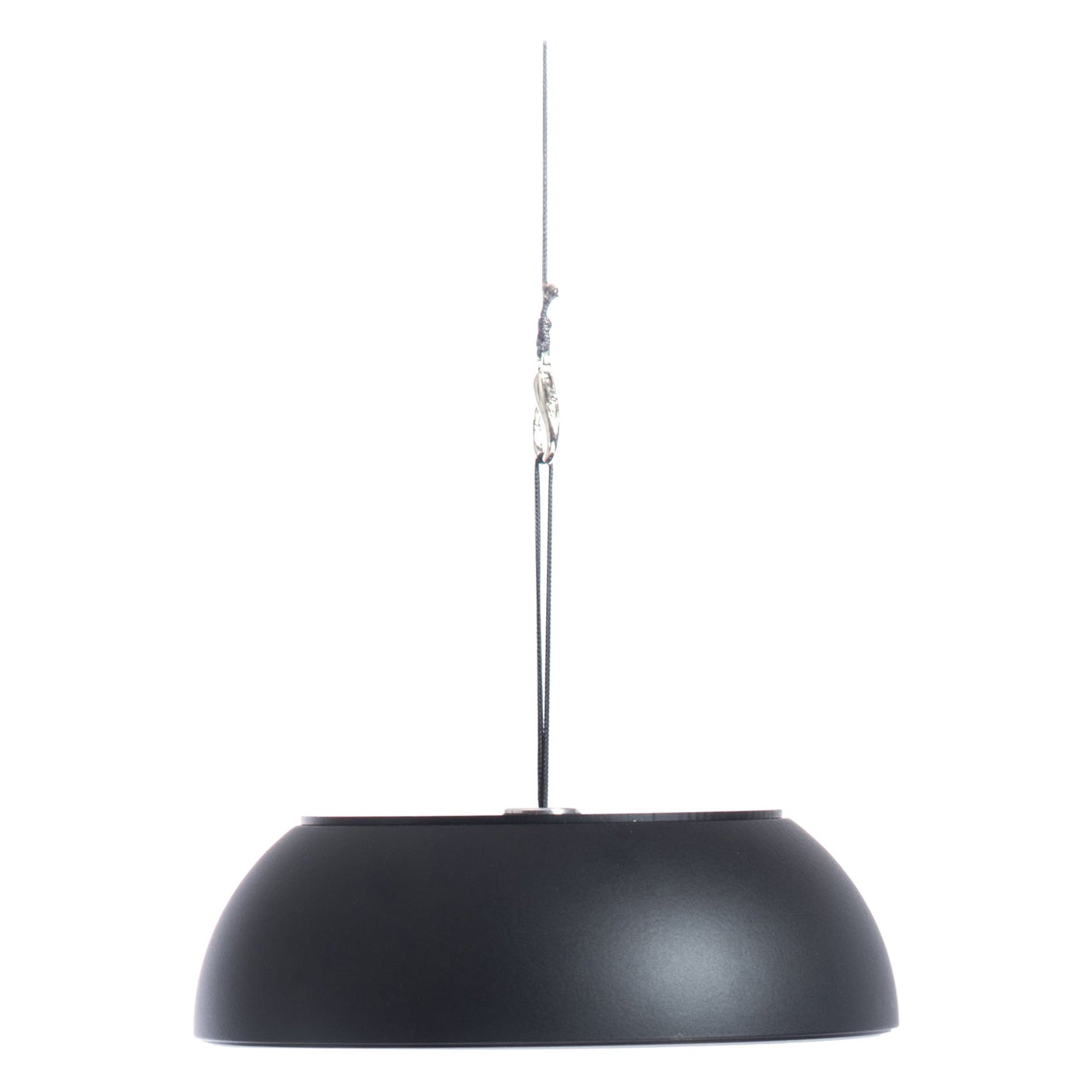 Axolight Float Suspension Lamp in Black Aluminum by Mario Alessiani For Sale