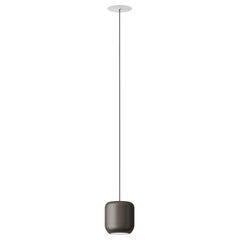 Lampe à suspension moyenne Axolight Urban en aluminium nickel mat de Dima Logioff