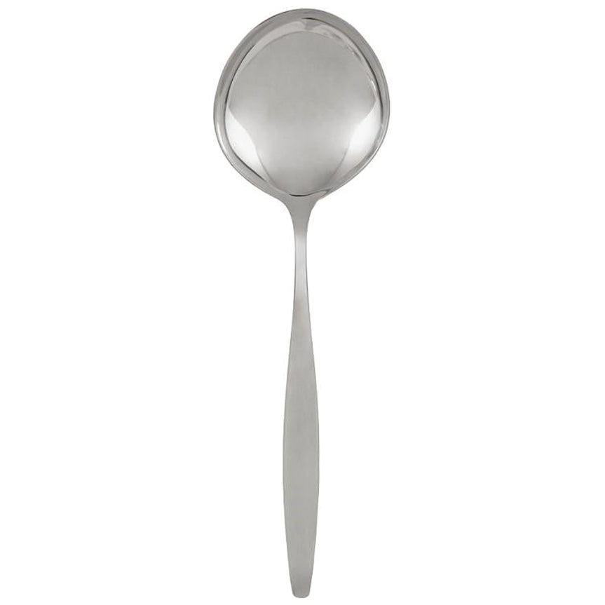Georg Jensen Cypress Sterling Silver Serving Spoon 115 For Sale