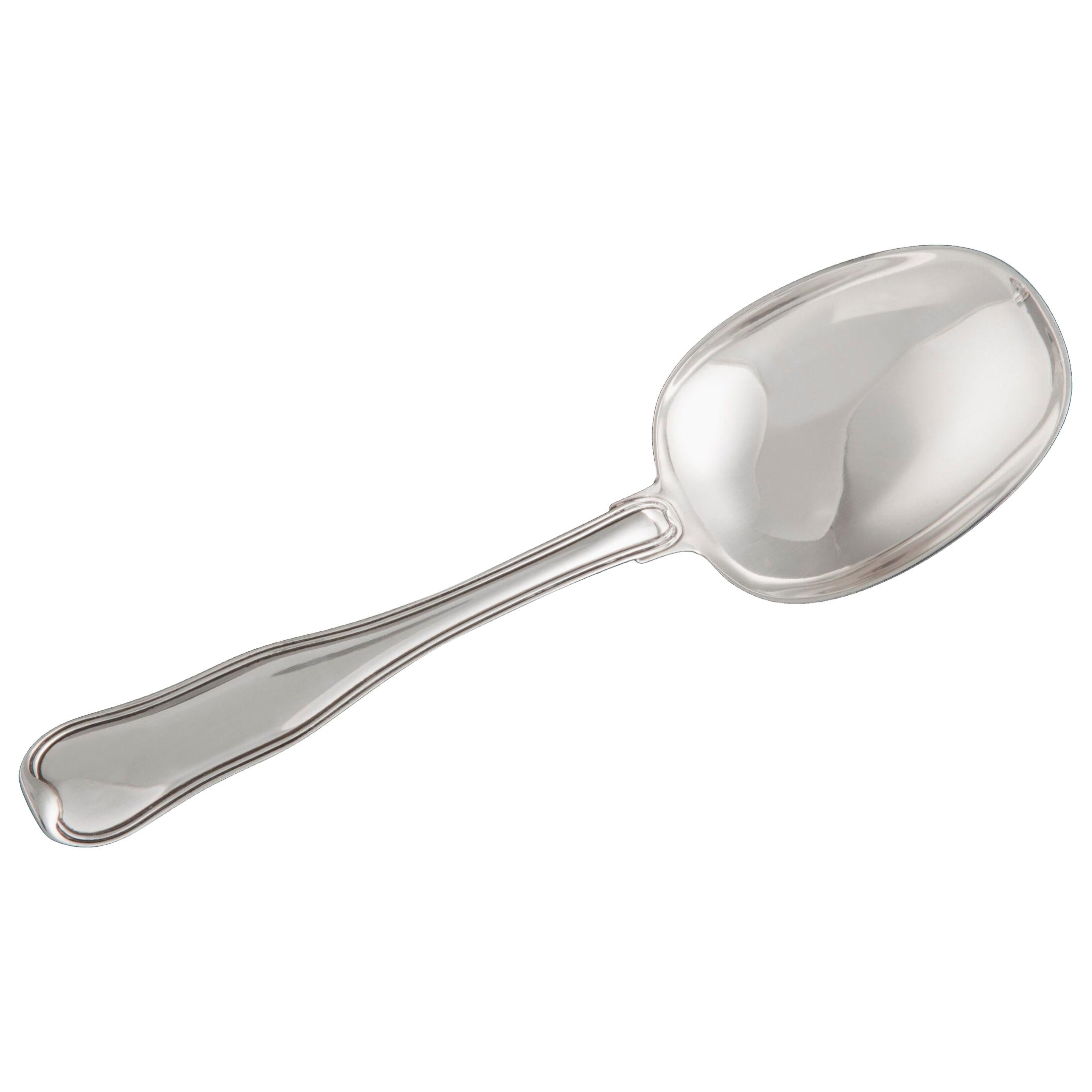 Georg Jensen Old Danish Sterling Silver Serving Spoon Small 115 For Sale