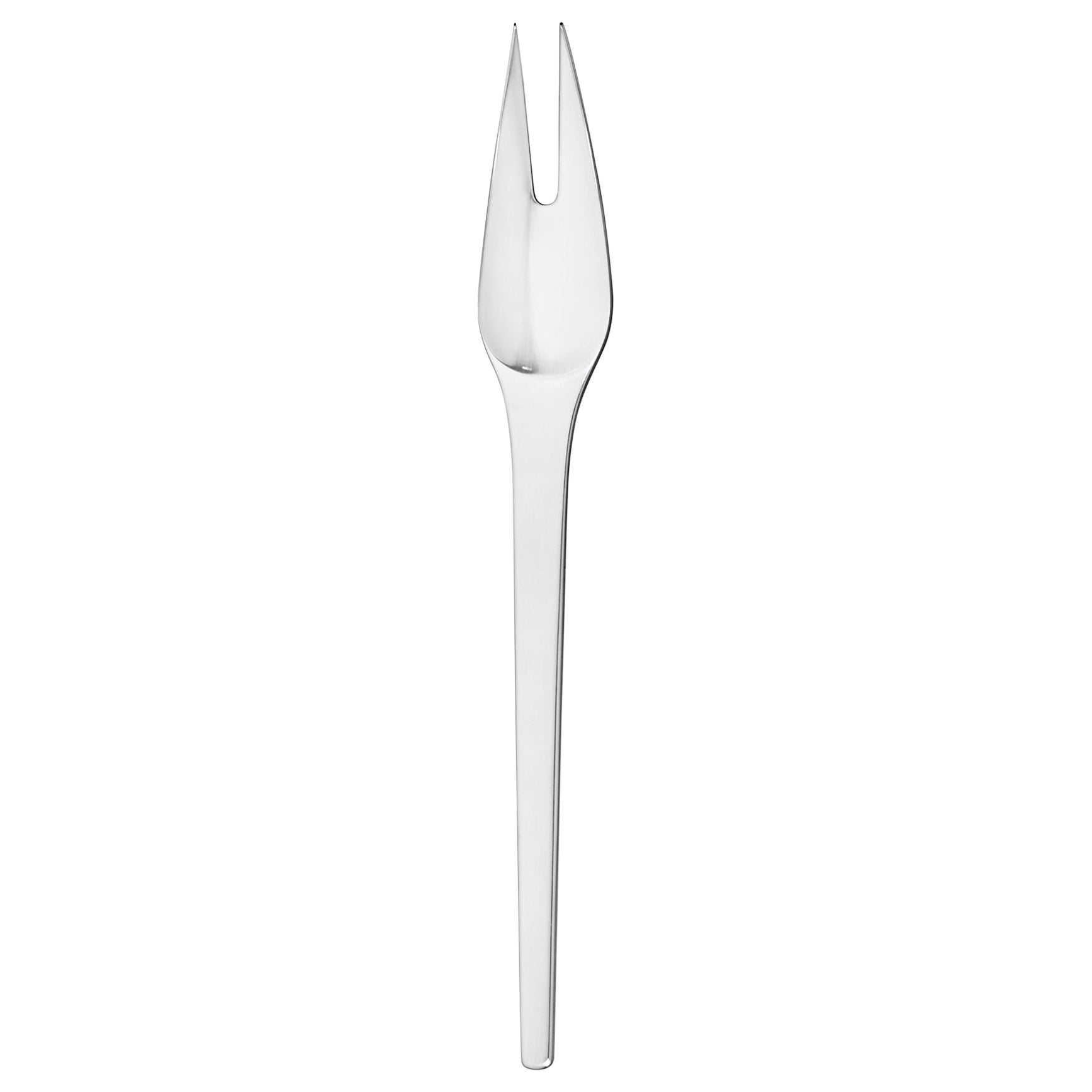 New Georg Jensen Caravel Sterling Silver Cold Cuts Fork 144 For Sale