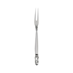 Georg Jensen Acorn Sterling Silver Cold Cuts Fork 144