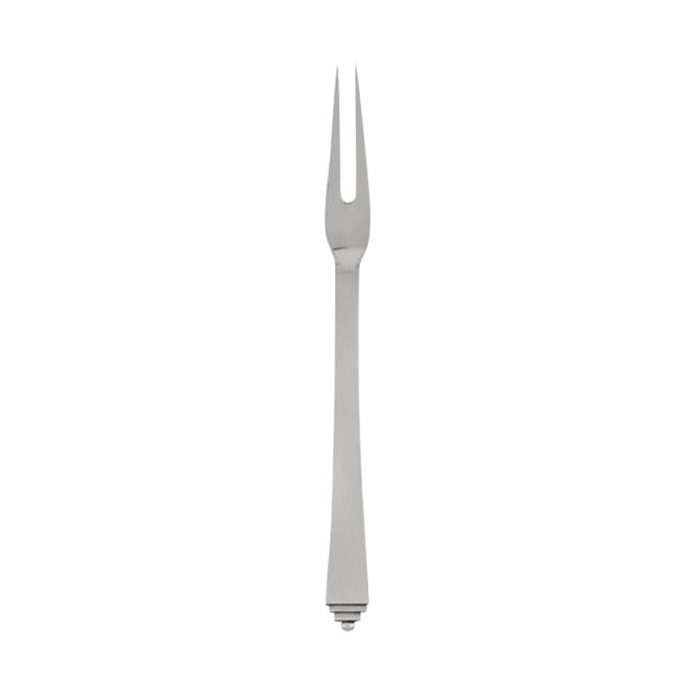 Vintage Georg Jensen Pyramid Cold Cuts Fork 144 For Sale